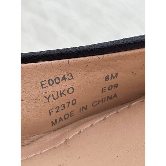 Calvin Klein Yuko Cut Out Wedge Pumps Size 8 Slip On Round Toe Leather Business - Picture 7 of 8